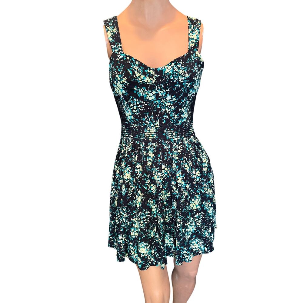 Lauren Conrad, Size 6, Black/Green Sundress, Cut Out